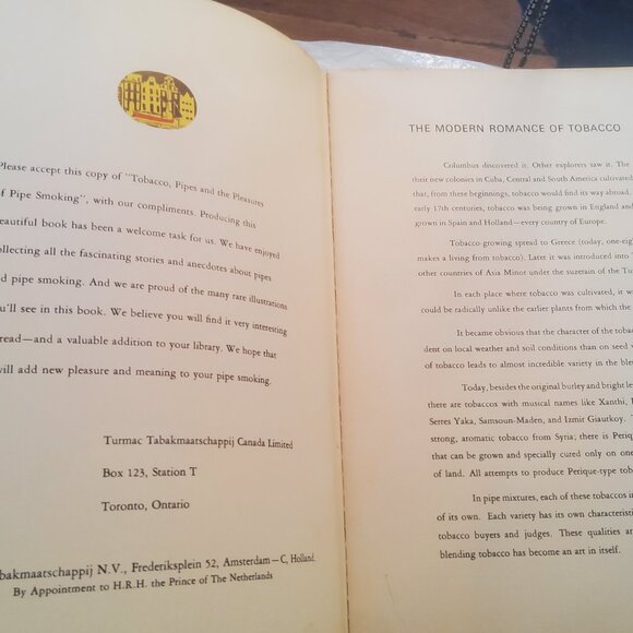 VINTAGE BOOK ON PIPES and SMOKING HISTORY - Picture 5 of 6